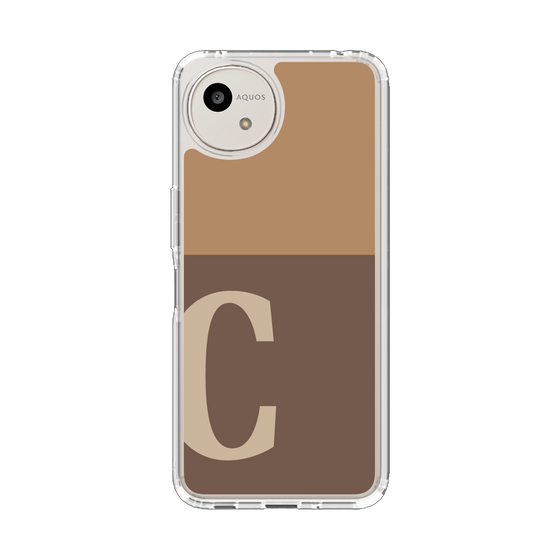 Slim Protection Case［ Original - initial two tone - C brown ］