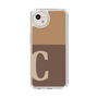 Slim Protection Case［ Original - initial two tone - C brown ］