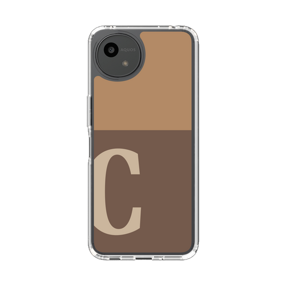 Slim Protection Case［ Original - initial two tone - C brown ］