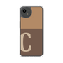 Slim Protection Case［ Original - initial two tone - C brown ］