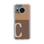 Slim Protection Case［ Original - initial two tone - C brown ］