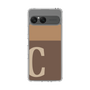 Slim Protection Case［ Original - initial two tone - C brown ］