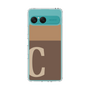 Slim Protection Case［ Original - initial two tone - C brown ］