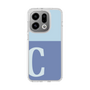 Slim Protection Case［ Original - initial two tone - C blue ］