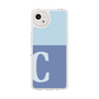 Slim Protection Case［ Original - initial two tone - C blue ］