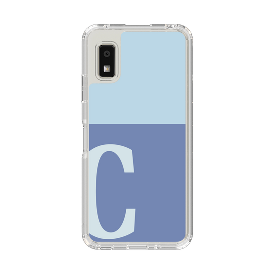 Slim Protection Case［ Original - initial two tone - C blue ］