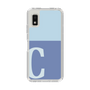 Slim Protection Case［ Original - initial two tone - C blue ］