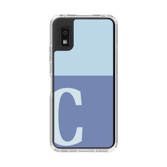 Slim Protection Case［ Original - initial two tone - C blue ］