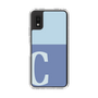 Slim Protection Case［ Original - initial two tone - C blue ］
