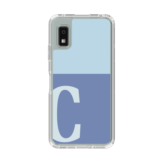 Slim Protection Case［ Original - initial two tone - C blue ］