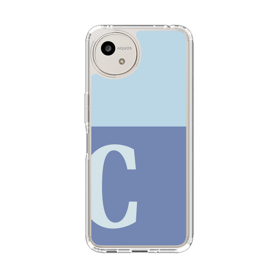 Slim Protection Case［ Original - initial two tone - C blue ］