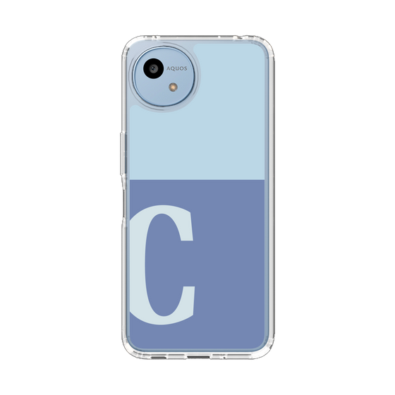 Slim Protection Case［ Original - initial two tone - C blue ］
