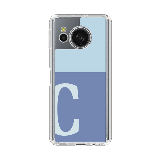 Slim Protection Case［ Original - initial two tone - C blue ］