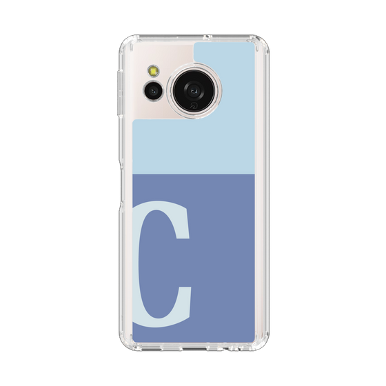 Slim Protection Case［ Original - initial two tone - C blue ］