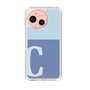 Slim Protection Case［ Original - initial two tone - C blue ］