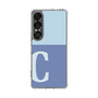 Slim Protection Case［ Original - initial two tone - C blue ］