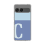 Slim Protection Case［ Original - initial two tone - C blue ］