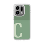 Slim Protection Case［ Original - initial two tone - C green ］