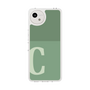 Slim Protection Case［ Original - initial two tone - C green ］