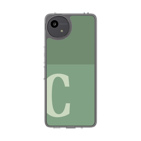 Slim Protection Case［ Original - initial two tone - C green ］