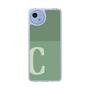 Slim Protection Case［ Original - initial two tone - C green ］