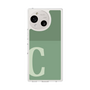 Slim Protection Case［ Original - initial two tone - C green ］