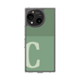 Slim Protection Case［ Original - initial two tone - C green ］