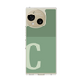 Slim Protection Case［ Original - initial two tone - C green ］