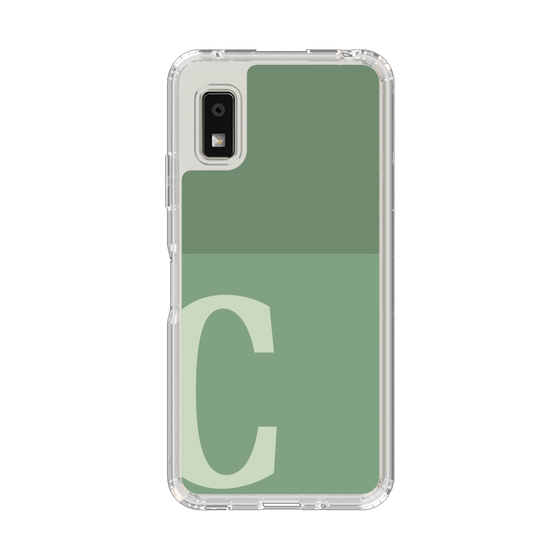 Slim Protection Case［ Original - initial two tone - C green ］