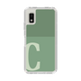 Slim Protection Case［ Original - initial two tone - C green ］