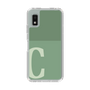 Slim Protection Case［ Original - initial two tone - C green ］