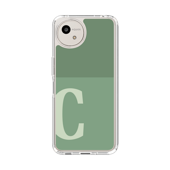 Slim Protection Case［ Original - initial two tone - C green ］