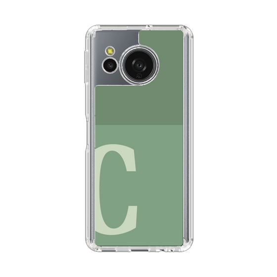 Slim Protection Case［ Original - initial two tone - C green ］