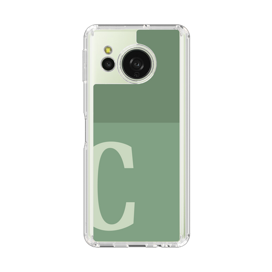 Slim Protection Case［ Original - initial two tone - C green ］