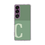 Slim Protection Case［ Original - initial two tone - C green ］
