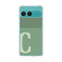 Slim Protection Case［ Original - initial two tone - C green ］