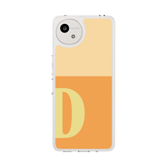 Slim Protection Case［ Original - initial two tone - D orange ］