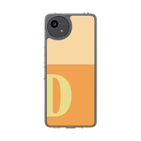 Slim Protection Case［ Original - initial two tone - D orange ］