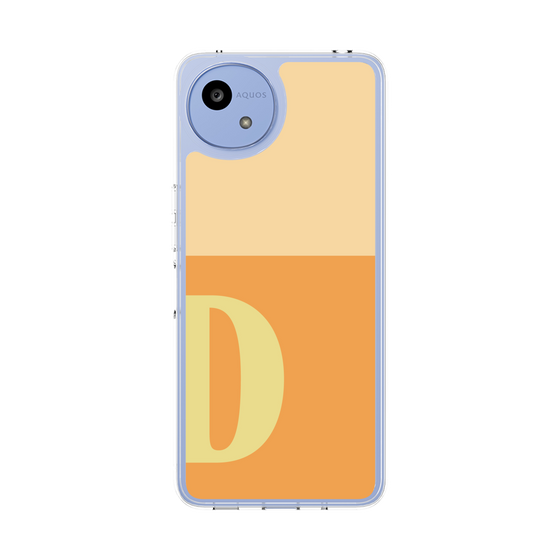 Slim Protection Case［ Original - initial two tone - D orange ］