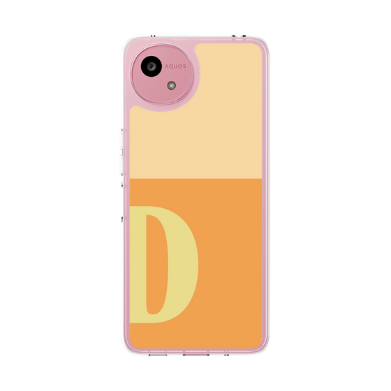 Slim Protection Case［ Original - initial two tone - D orange ］