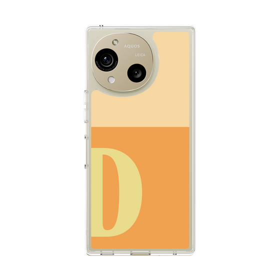 Slim Protection Case［ Original - initial two tone - D orange ］