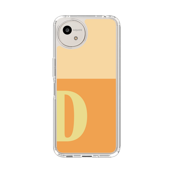 Slim Protection Case［ Original - initial two tone - D orange ］