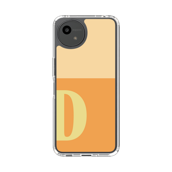 Slim Protection Case［ Original - initial two tone - D orange ］