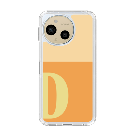 Slim Protection Case［ Original - initial two tone - D orange ］
