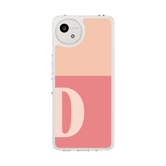 Slim Protection Case［ Original - initial two tone - D pink ］