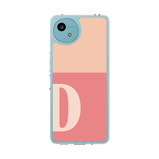 Slim Protection Case［ Original - initial two tone - D pink ］