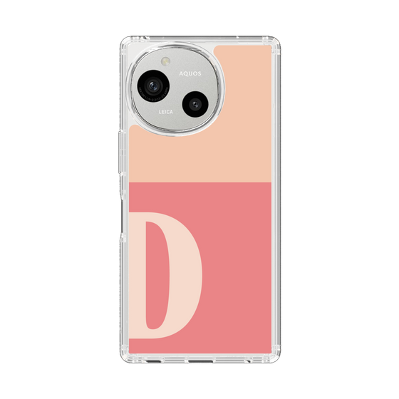Slim Protection Case［ Original - initial two tone - D pink ］