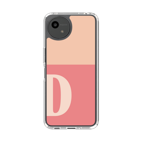 Slim Protection Case［ Original - initial two tone - D pink ］