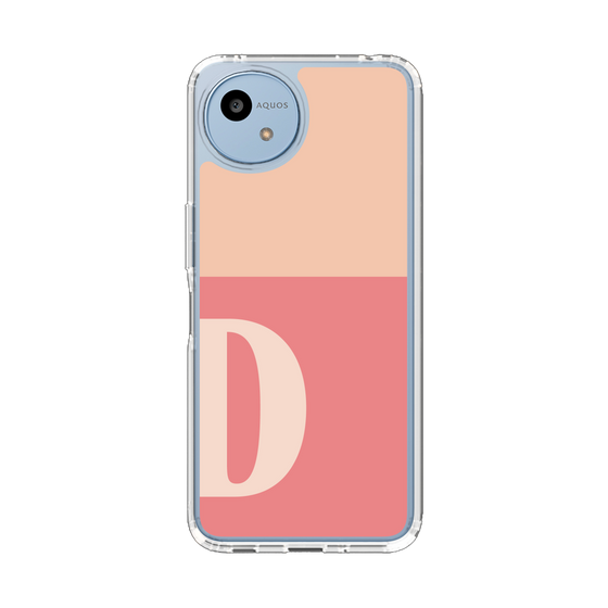 Slim Protection Case［ Original - initial two tone - D pink ］