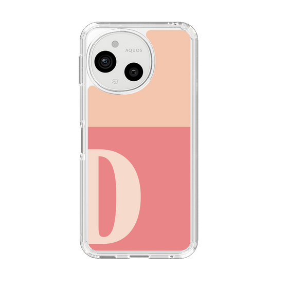 Slim Protection Case［ Original - initial two tone - D pink ］